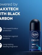Nivea MEN Deep Beat anti-transpirant roll-on 72 ur za moške 50 ml