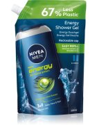 Nivea MEN Energy gel za prhanje za moške nadomestno polnilo 500 ml