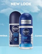 Nivea MEN Fresh Active anti-transpirant roll-on za moške 50 ml