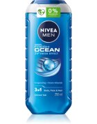 Nivea MEN Fresh Ocean poživitveni gel za prhanje za moške 250 ml