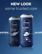 Nivea MEN Hydrocare gel za prhanje za obraz telo in lase 250 ml