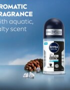 Nivea MEN Invisible Black & White Fresh anti-transpirant roll-on za moške 50 ml