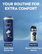Nivea MEN Invisible Black & White Fresh anti-transpirant roll-on za moške 50 ml