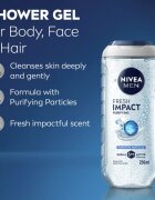 Nivea Men Pure Impact gel za prhanje za moške 250 ml