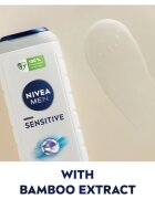 Nivea MEN Sensitive gel za prhanje za telo in lase ugodno pakiranje