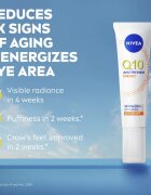 Nivea Q10 Energy krema za predel okoli oči proti gubam 15 ml