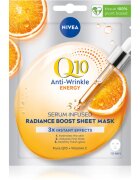 Nivea Q10 Energy maska iz platna proti gubam 1 kos