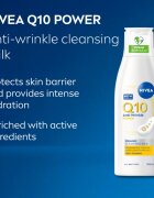 Nivea Q10 Power čistilni losjon za obraz proti gubam 200 ml