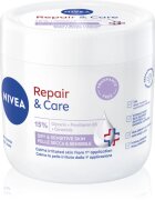 Nivea Repair & Care Sensitive hranilna regeneracijska krema za suho in občutljivo kožo 400 ml