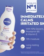 Nivea Repair & Care Sensitive pomirjevalni losjon za telo za suho in občutljivo kožo 400 ml