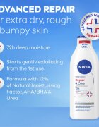 Nivea Repair & Care Urea regeneracijski losjon za telo za zelo suho kožo 400 ml
