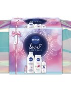 Nivea Rose Touch darilni set za prehrano in hidracijo