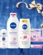 Nivea Rose Touch darilni set za prehrano in hidracijo