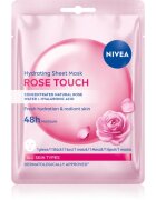 Nivea Rose Touch vlažilna tekstilna maska 1 kos