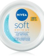 Nivea Soft Daily UV vlažilna zaščitna krema za telo in obraz SPF 15 100 ml
