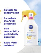 Nivea SUN Babies & Kids otroško pršilo za sončenje SPF 50+ 270 ml
