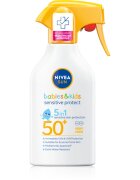 Nivea SUN Babies & Kids otroško pršilo za sončenje za občutljivo kožo SPF 50+ 250 ml
