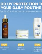 Nivea SUN Invisible Daily Fluid lahki zaščitni fluid SPF 50+ 40 ml