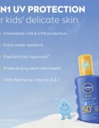 Nivea SUN Kids otroško barvno pršilo za sončenje SPF 50+ 200 ml