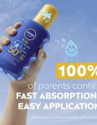 Nivea SUN Kids otroško barvno pršilo za sončenje SPF 50+ 200 ml