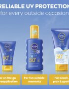Nivea SUN Kids otroško barvno pršilo za sončenje SPF 50+ 200 ml