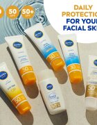 Nivea SUN krema proti gubam za sončenje SPF 50 50 ml