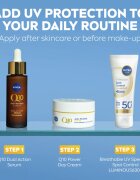 Nivea SUN Luminous 630 krema za obraz za sončenje proti pigmentnim madežem SPF 50+ 40 ml