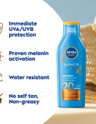Nivea SUN Protect & Bronze intenzivni losjon za sončenje SPF 20 200 ml