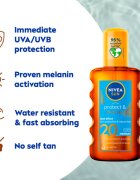Nivea SUN Protect & Bronze suho olje za sončenje SPF 20 200 ml