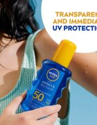 Nivea SUN Protect & Dry Touch nevidno pršilo za sončenje SPF 50 200 ml