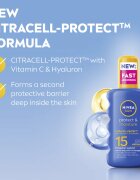 Nivea SUN Protect & Moisture pršilo za sončenje SPF 15 200 ml