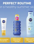 Nivea SUN Protect & Moisture pršilo za sončenje SPF 15 200 ml