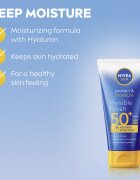 Nivea SUN Protect & Moisture vlažilni losjon za sončenje s hialuronsko kislino SPF 50+ 150 ml
