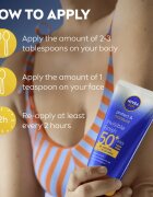 Nivea SUN Protect & Moisture vlažilni losjon za sončenje s hialuronsko kislino SPF 50+ 150 ml