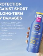Nivea SUN Protect & Moisture vlažilni losjon za sončenje SPF 30 400 ml