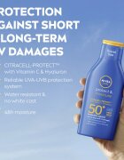 Nivea SUN Protect & Moisture vlažilni losjon za sončenje SPF 50+ 100 ml