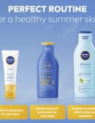 Nivea SUN Protect & Moisture vlažilni losjon za sončenje SPF 50+ 100 ml