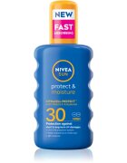 Nivea SUN Protect & Moisture vlažilno pršilo za sončenje SPF 30 200 ml