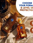 Nivea SUN Tropical Bronze losjon za sončenje SPF 6 200 ml