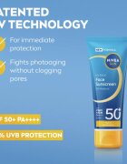 Nivea SUN UV FACE krema za obraz za sončenje SPF 50+ 40 ml