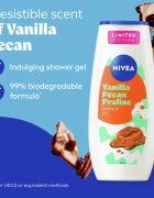 Nivea Vanilla Pecan Praline gel za prhanje 250 ml