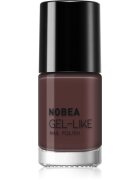 NOBEA Day-to-Day Gel-like Nail Polish lak za nohte z gel učinkom odtenek Chocolate Mocha 6 ml