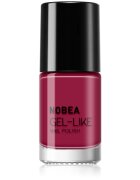 NOBEA Day-to-Day Gel-like Nail Polish lak za nohte z gel učinkom odtenek Pomegranate red #N45 6 ml