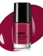 NOBEA Day-to-Day Gel-like Nail Polish lak za nohte z gel učinkom odtenek Pomegranate red #N45 6 ml