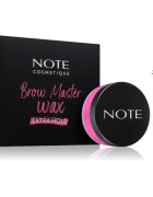 Note Cosmetique Brow Master Wax vosek za fiksacijo obrvi s krtačko 50 ml
