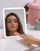 Notino Beauty Electro Collection Make-up mirror with LED lights kozmetično ogledalce z LED-osvetlitvijo 1 kos