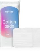 Notino Cotton Pads Large Square Bombažne blazinice za odstranjevanje ličil in čiščenje obraza 70 kos