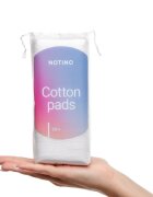 Notino Cotton Pads Large Square Bombažne blazinice za odstranjevanje ličil in čiščenje obraza 70 kos