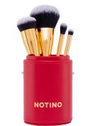 Notino Gift Set Make-up Brushes and Sponge Gift Set set čopičev z etuijem