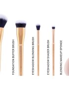 Notino Gift Set Make-up Brushes and Sponge Gift Set set čopičev z etuijem